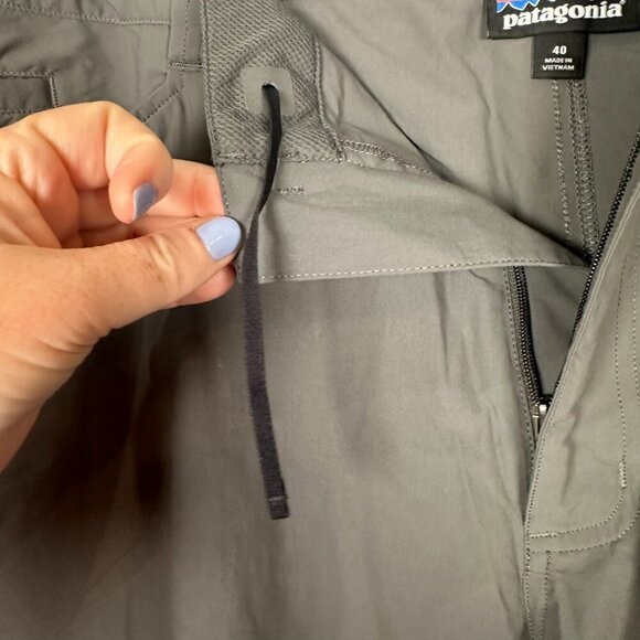 Patagonia Quandary Pants Mens 40 Gray Hiking Utility Straight Performance - Picture 8 of 16